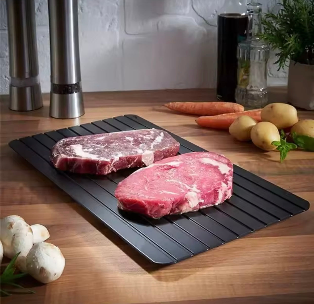 ThawMaster™ 3.0 – Tacka do szybkiego rozmrażania żywności (bez prądu, 5× szybciej)